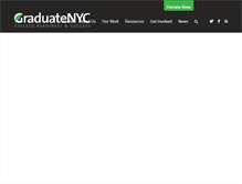 Tablet Screenshot of graduatenyc.org